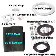 Load image into Gallery viewer, Adjustable DIY Customize Magnetic Window Screen windows for Motorhomes Removable Washable Invisible Fly Mosquito Screen Net Mesh
