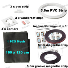 Load image into Gallery viewer, Adjustable DIY Customize Magnetic Window Screen windows for Motorhomes Removable Washable Invisible Fly Mosquito Screen Net Mesh