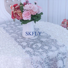 Load image into Gallery viewer, RU007A Elegant new pattern many colors available wedding rose gold sequin table runner