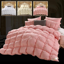 Load image into Gallery viewer, Luxury Goose Down Duvet Core Washable Exquisite Pleat Thick Winter Bedding Duvet Quilted Twin Queen King Full Size Home Hotel