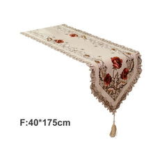 Load image into Gallery viewer, Embroidered Table Flag Modern Table Runner Tablecloth Table Runners Dinner Mats Party Wedding Decor Home Fabric Table Cover Set