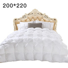 Load image into Gallery viewer, Luxury Goose Down Duvet Core Washable Exquisite Pleat Thick Winter Bedding Duvet Quilted Twin Queen King Full Size Home Hotel