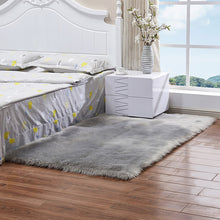Load image into Gallery viewer, Luxury Rectangle Square Soft Artificial Wool Sheepskin Fluffy Area Rug White Fur Carpet Shaggy Long Hair Solid Mat Home Decor
