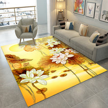 Load image into Gallery viewer, RFWCAK Modern 3D Printing Rectangle Carpet Hallway Doormat Anti-Slip Bathroom Carpets Kids Room Absorb Water Kitchen Mat Rug
