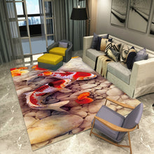 Load image into Gallery viewer, RFWCAK Modern 3D Printing Rectangle Carpet Hallway Doormat Anti-Slip Bathroom Carpets Kids Room Absorb Water Kitchen Mat Rug
